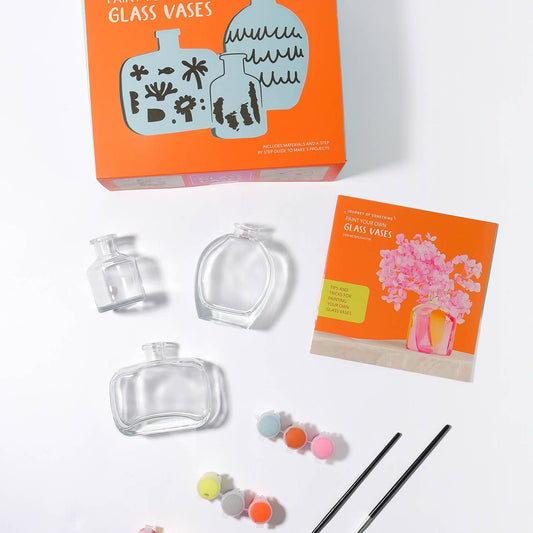 Paint Your Own Glass Vases