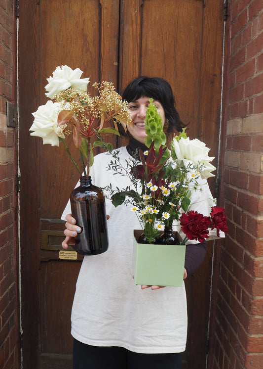 The Yuletide Posy Jars