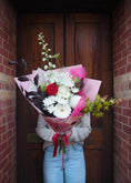 Load image into Gallery viewer, The Garnet Christmas Florist Choice Bouquet