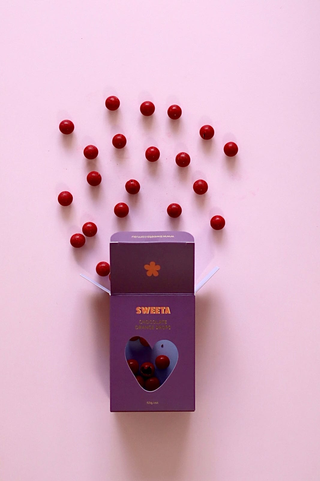 East End Flower Market Chocolate Orange Drops 100g