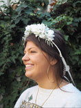 Load image into Gallery viewer, East End Flower Market Faux Flower Crown
