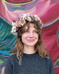 Load image into Gallery viewer, East End Flower Market Fresh Half Flower Crown