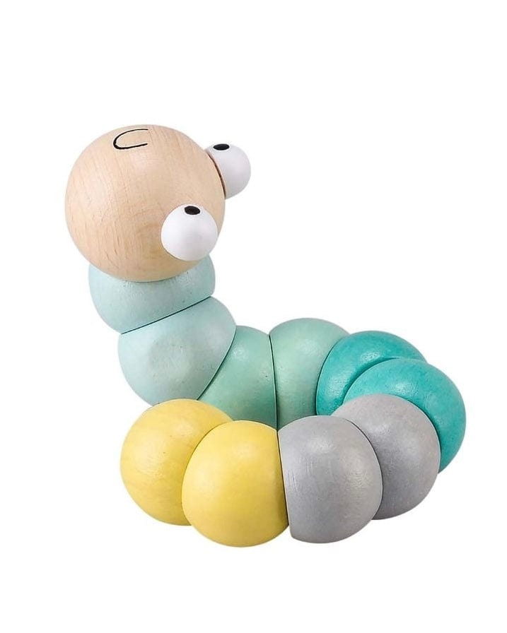 East End Flower Market Green Wooden Worms