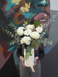 Load image into Gallery viewer, East End Flower Market Neutral Mezzara Arrangement