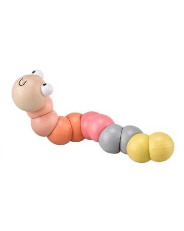 East End Flower Market Pink Wooden Worms