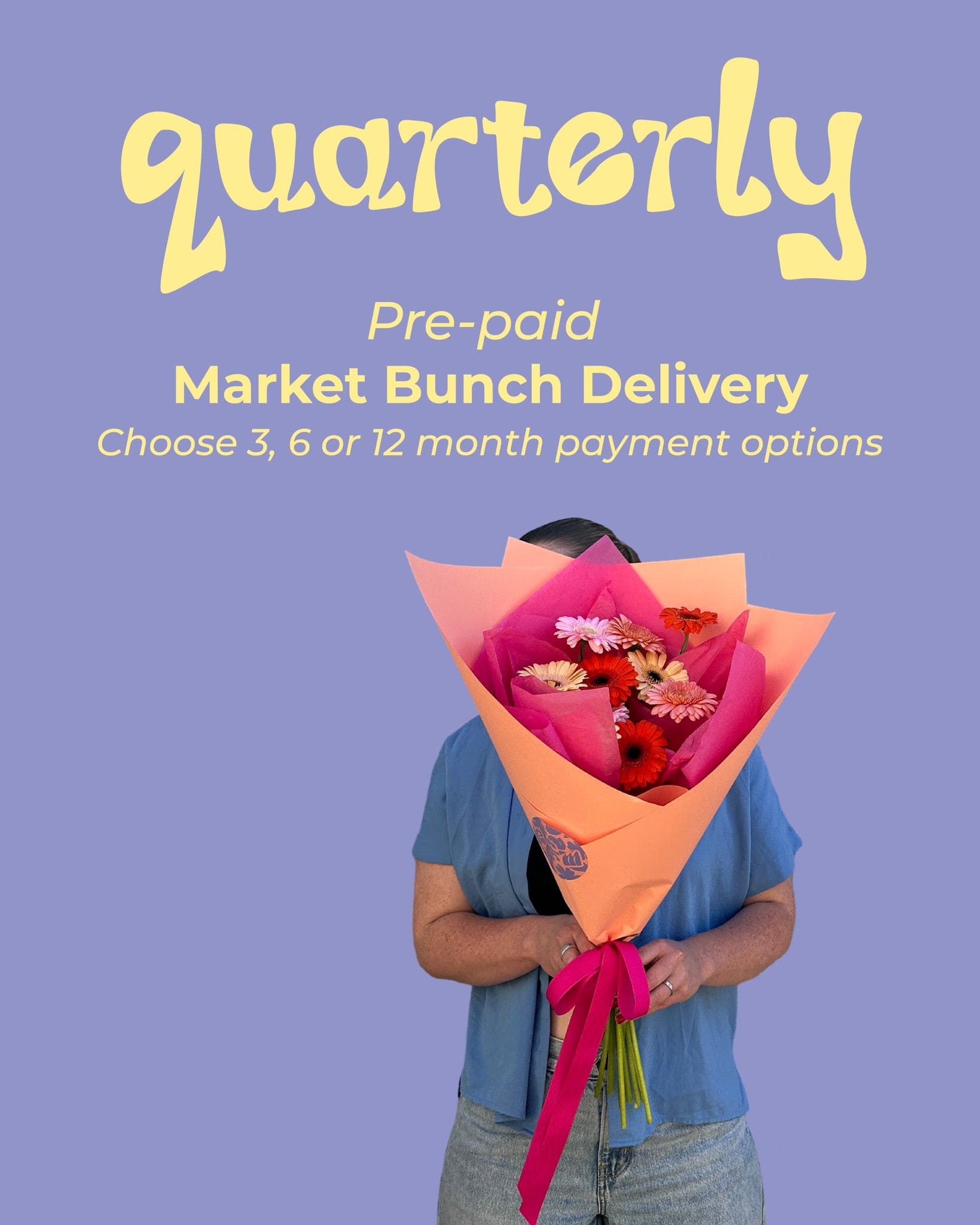 East End Flower Market Prepaid Quarterly Market Bunch Flower Delivery