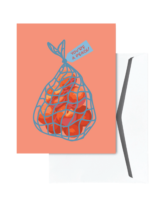 East End Flower Market You're a Peach Card