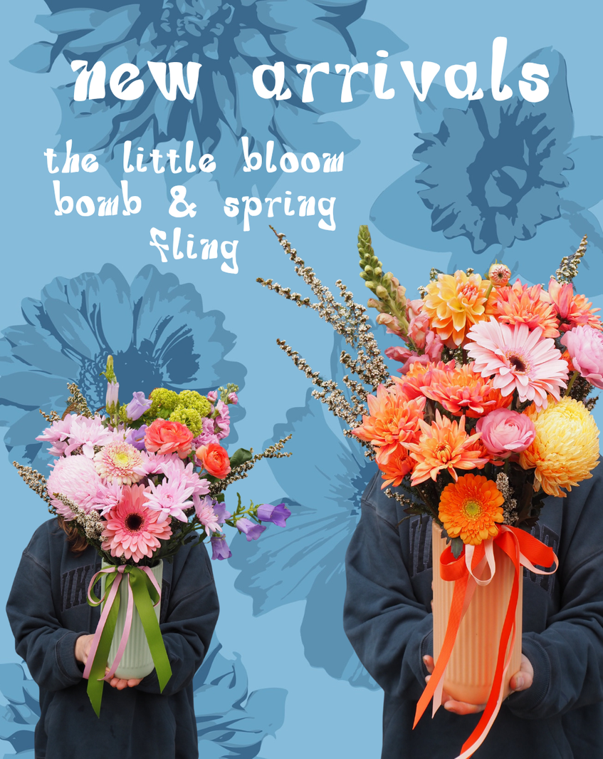 New Arrivals: The Little Bloom Bomb & Spring Fling Posies 💐