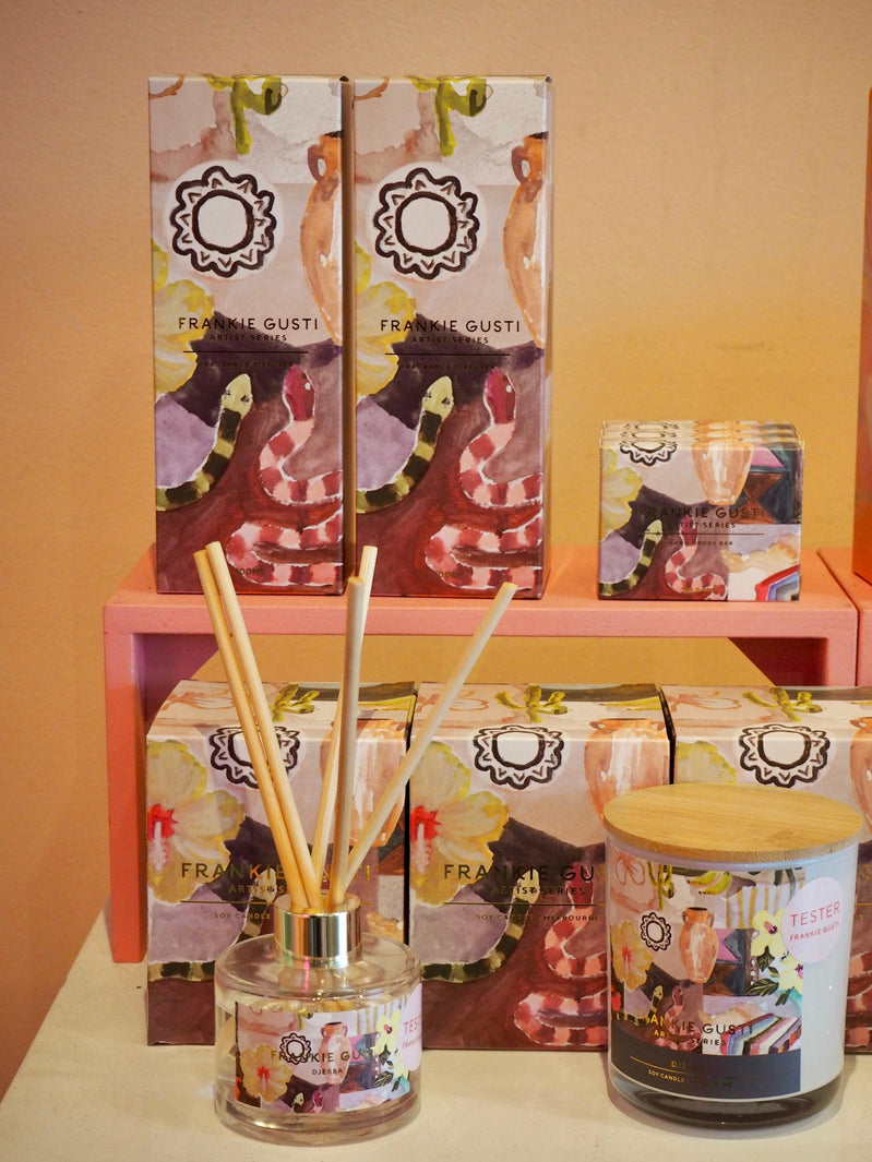 🕯️ Introducing Frankie Gusti – Artful Candles Now at East End Flower Market🕯️