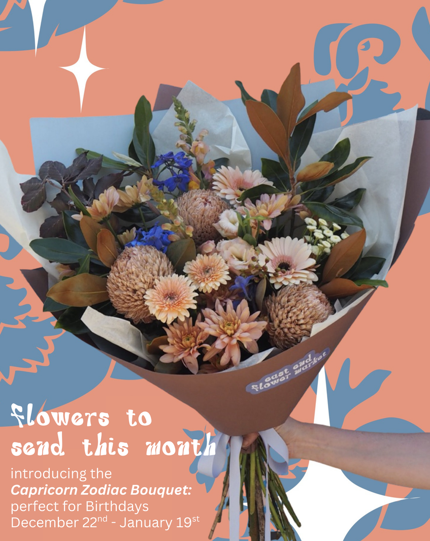 💐 Flowers to Send This Month: New Zodiac Bouquet – CAPRICORN ♑