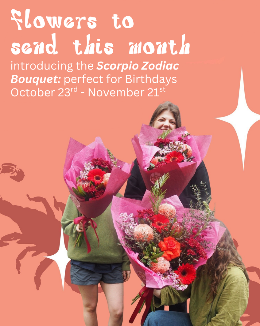 💐 Flowers to Send This Month: New Zodiac Bouquet – SCORPIO ♏