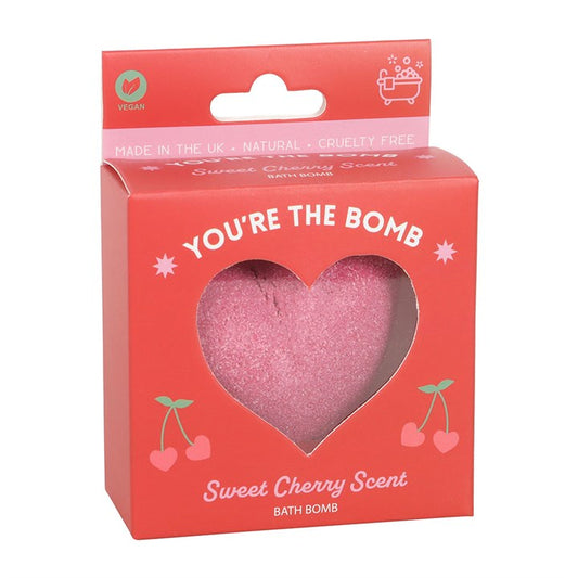 You're the Bomb Cherry Heart Valentine's Day Bath Bomb