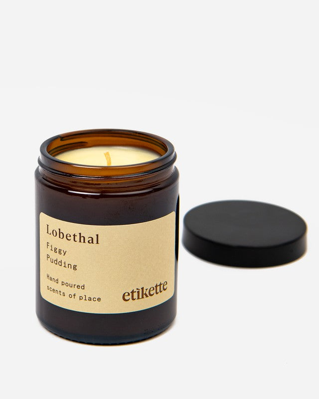 Etikette Soy Candle - Lobethal in Figgy Pudding