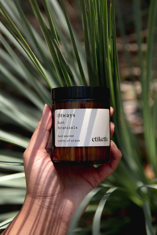 Etikette Soy Candles Otways