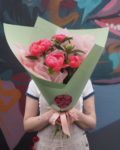 Vibrant Peony Market Bunch