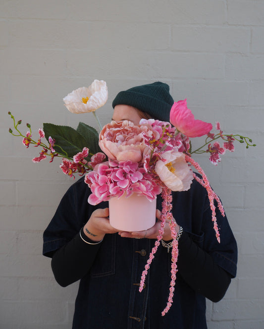 Blush Faux Bloom Petite