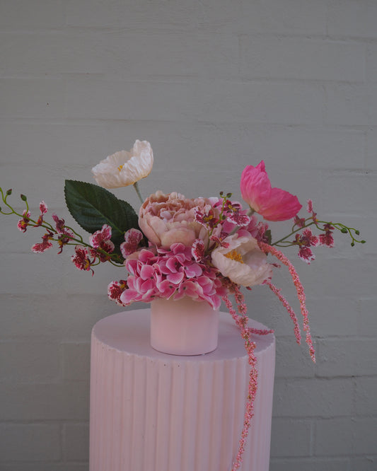 Blush Faux Bloom Petite