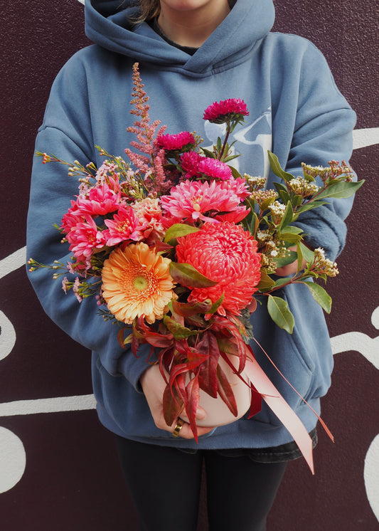 Coral Crush Posy Arrangement