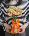 Load image into Gallery viewer, Gingham Spider Gerb Vase
