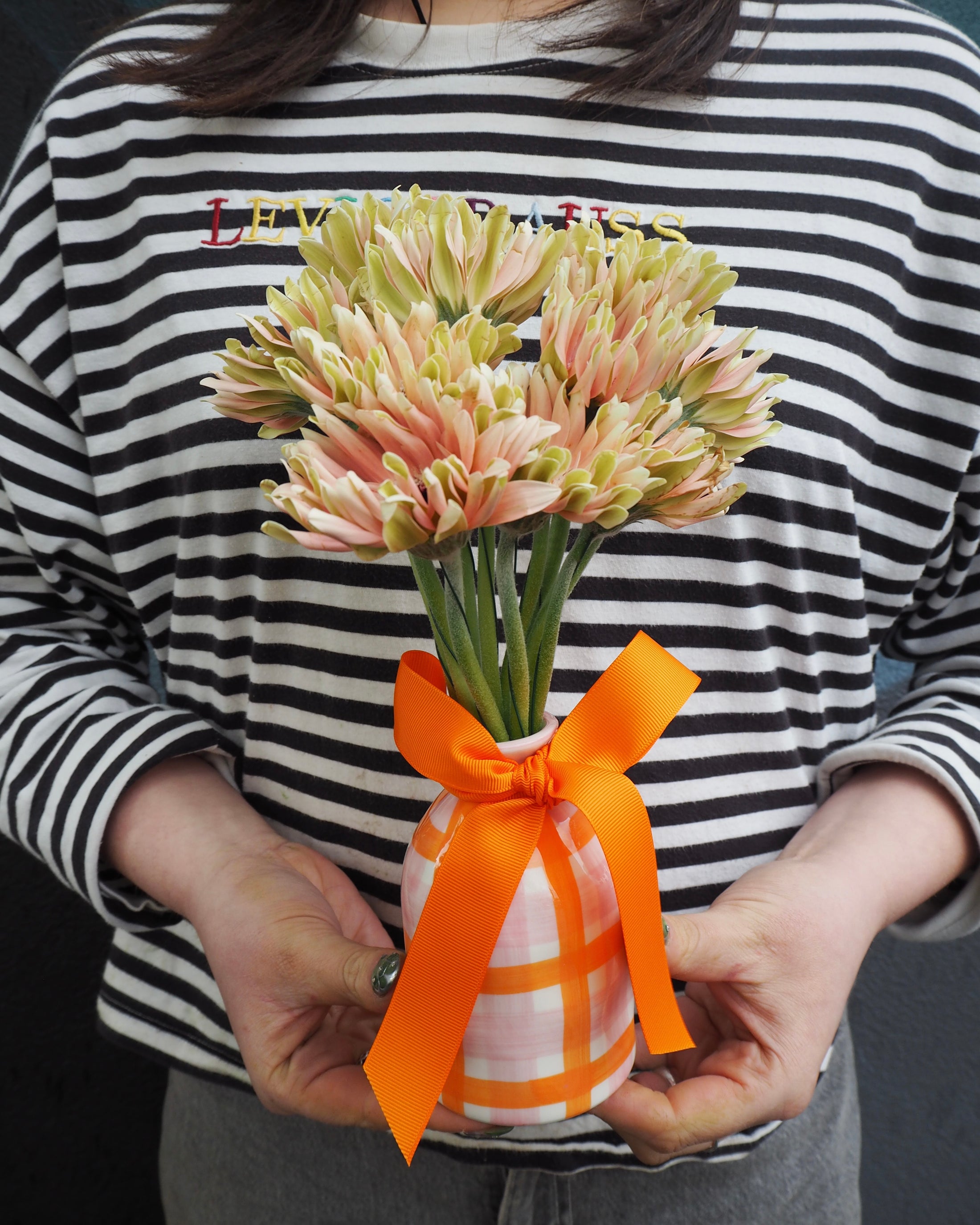 Gingham Spider Gerb Vase