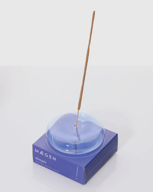 Maegen Hand Blown Glass Incense Holder