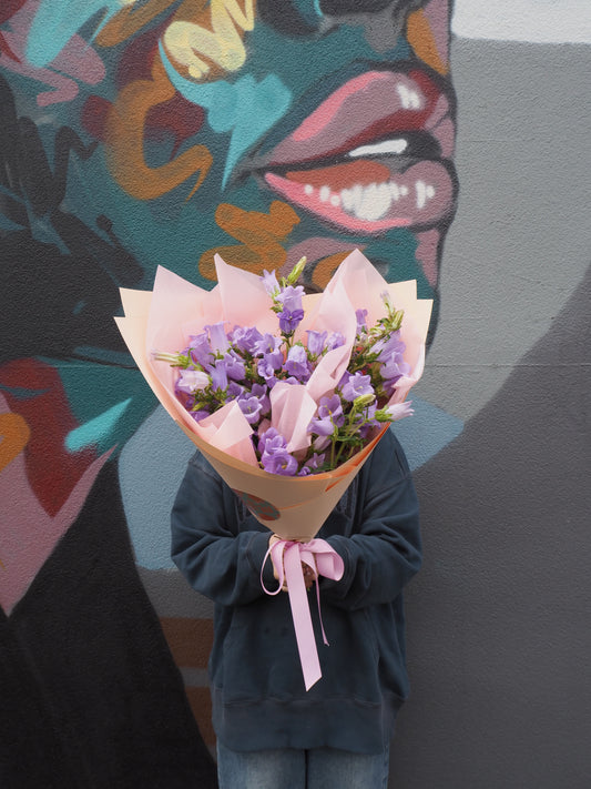 Locally Grown Canterbury Bell Market Bunch