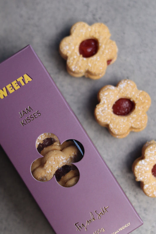 Biscuits -Jam Kisses (GF) 100g