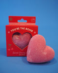 Load image into Gallery viewer, You're the Bomb Cherry Heart Valentine's Day Bath Bomb
