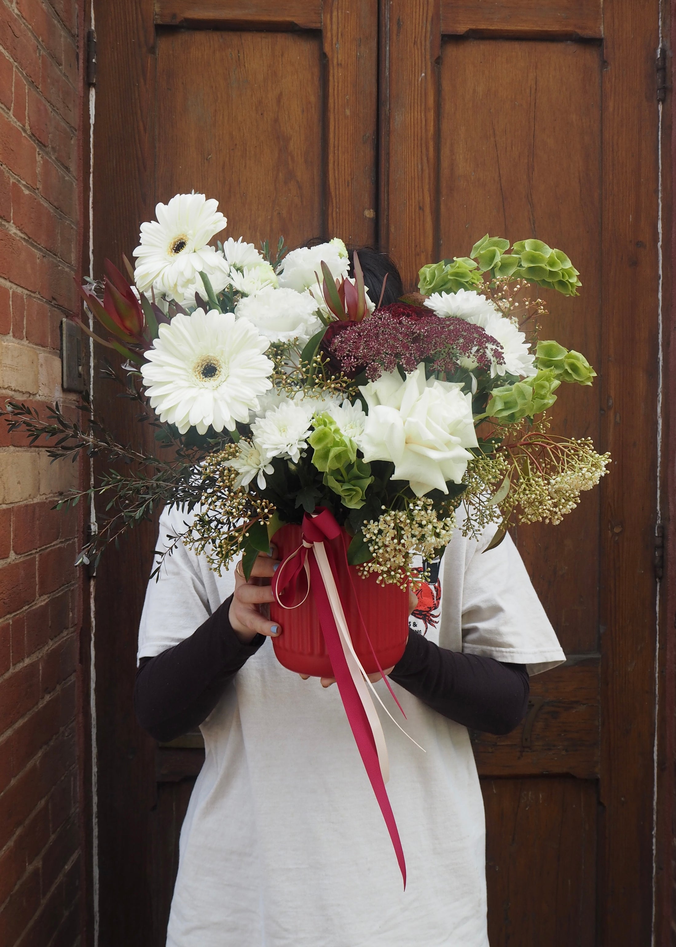 The Mulberry Christmas Florist Choice Table Centre