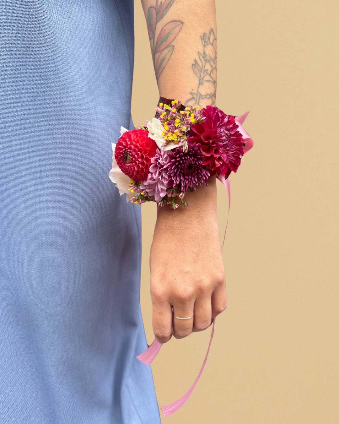 Fresh flower wrist corsage bracelet deals