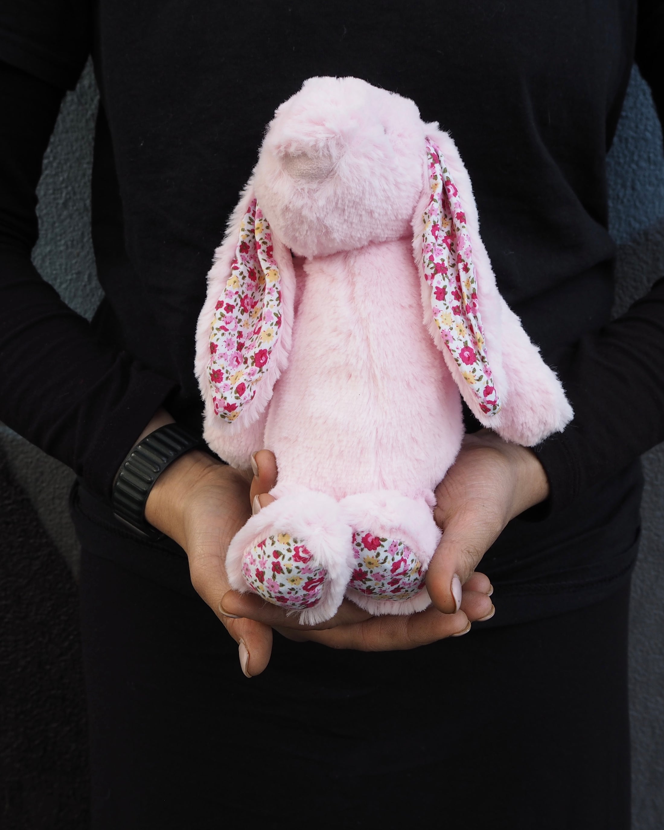 Floral Long Ear Bunny Rabbit