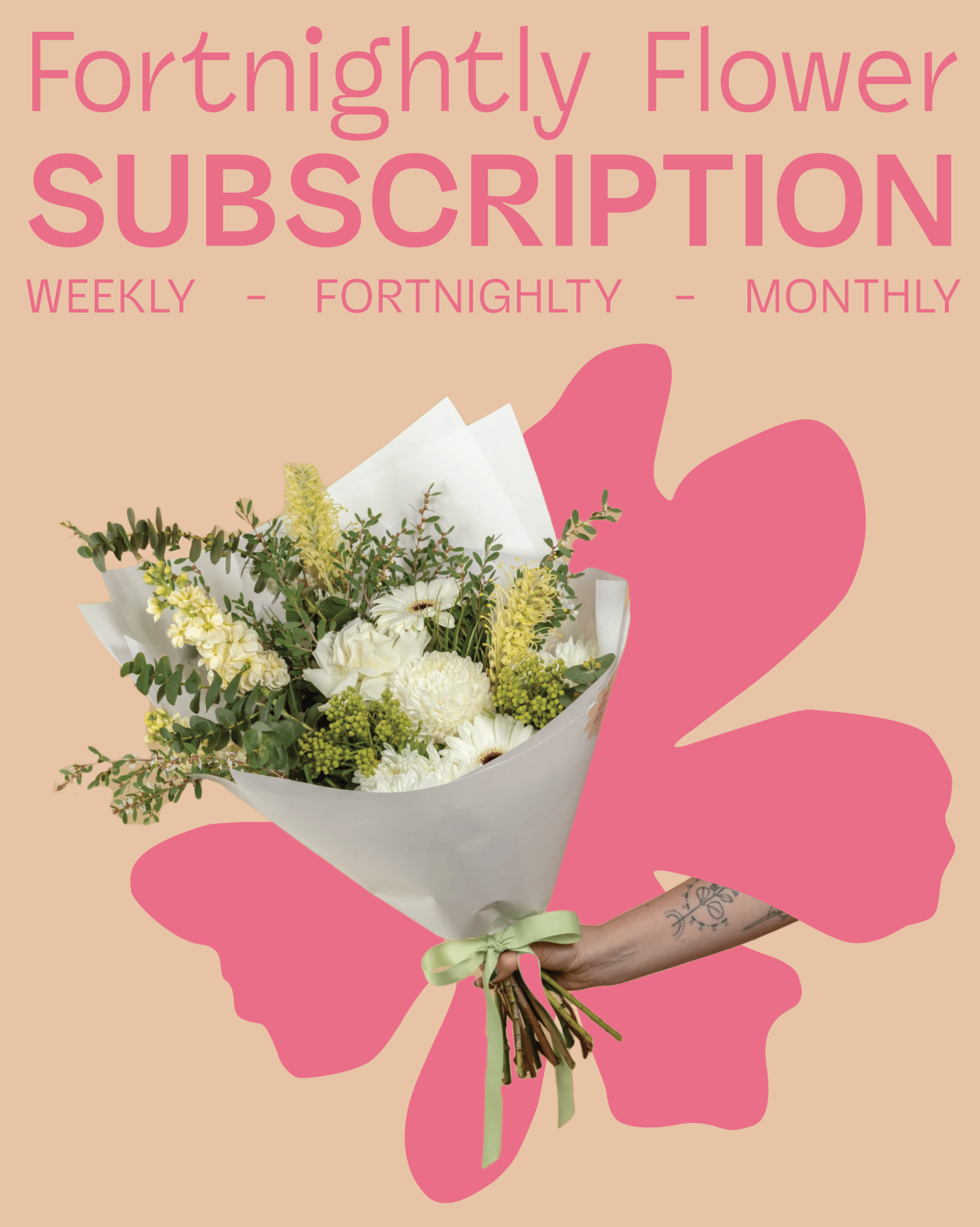 Prepaid Fortnightly Flower Subscription East End Flower Market