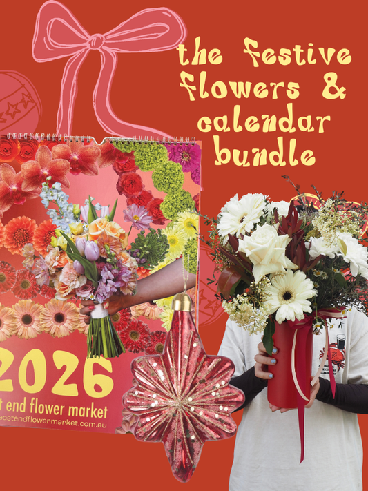 The Festive Flowers & Calendar Bundle