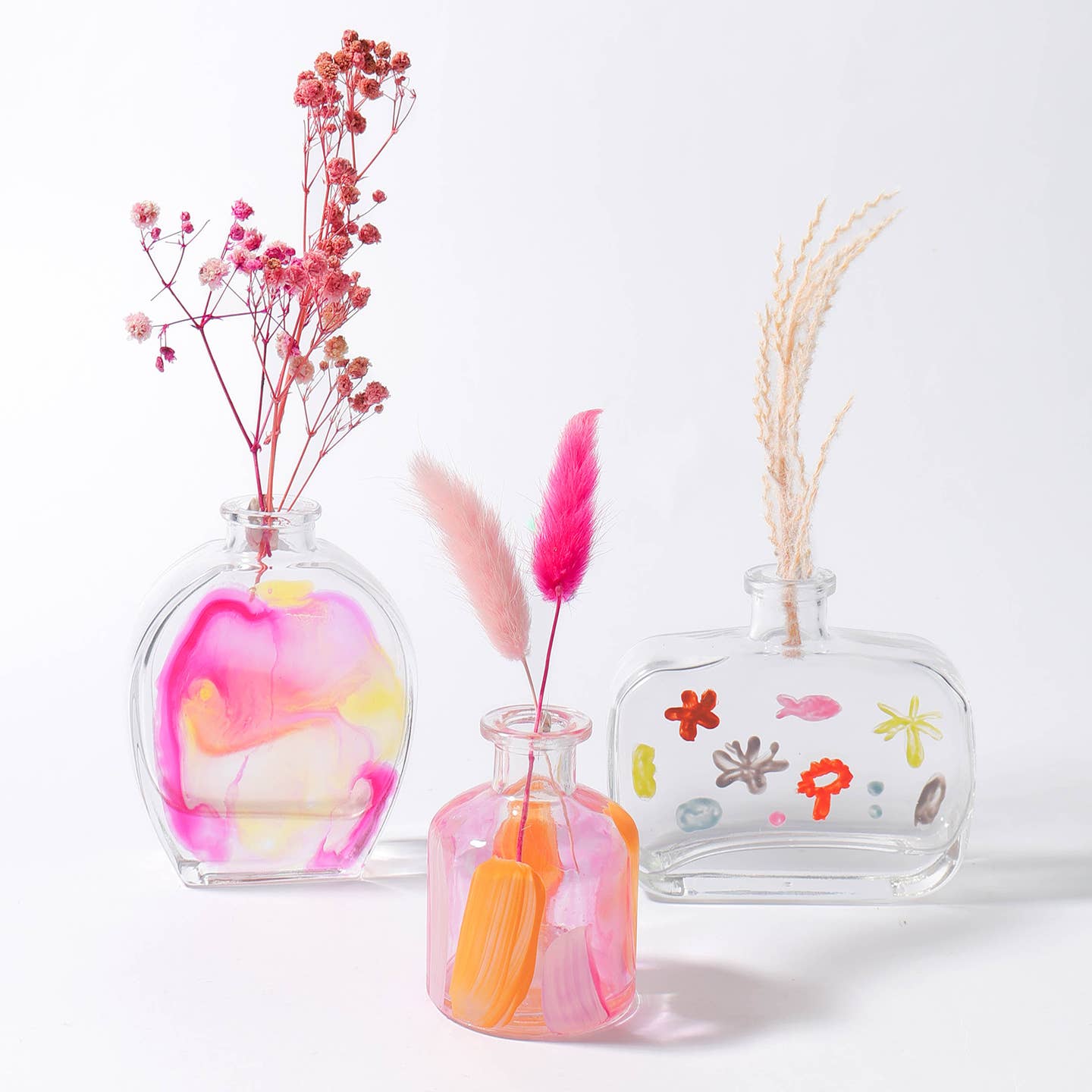 Paint Your Own Glass Vases