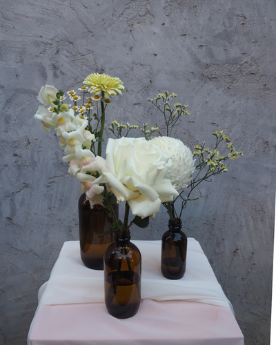 Amber Vase Cluster