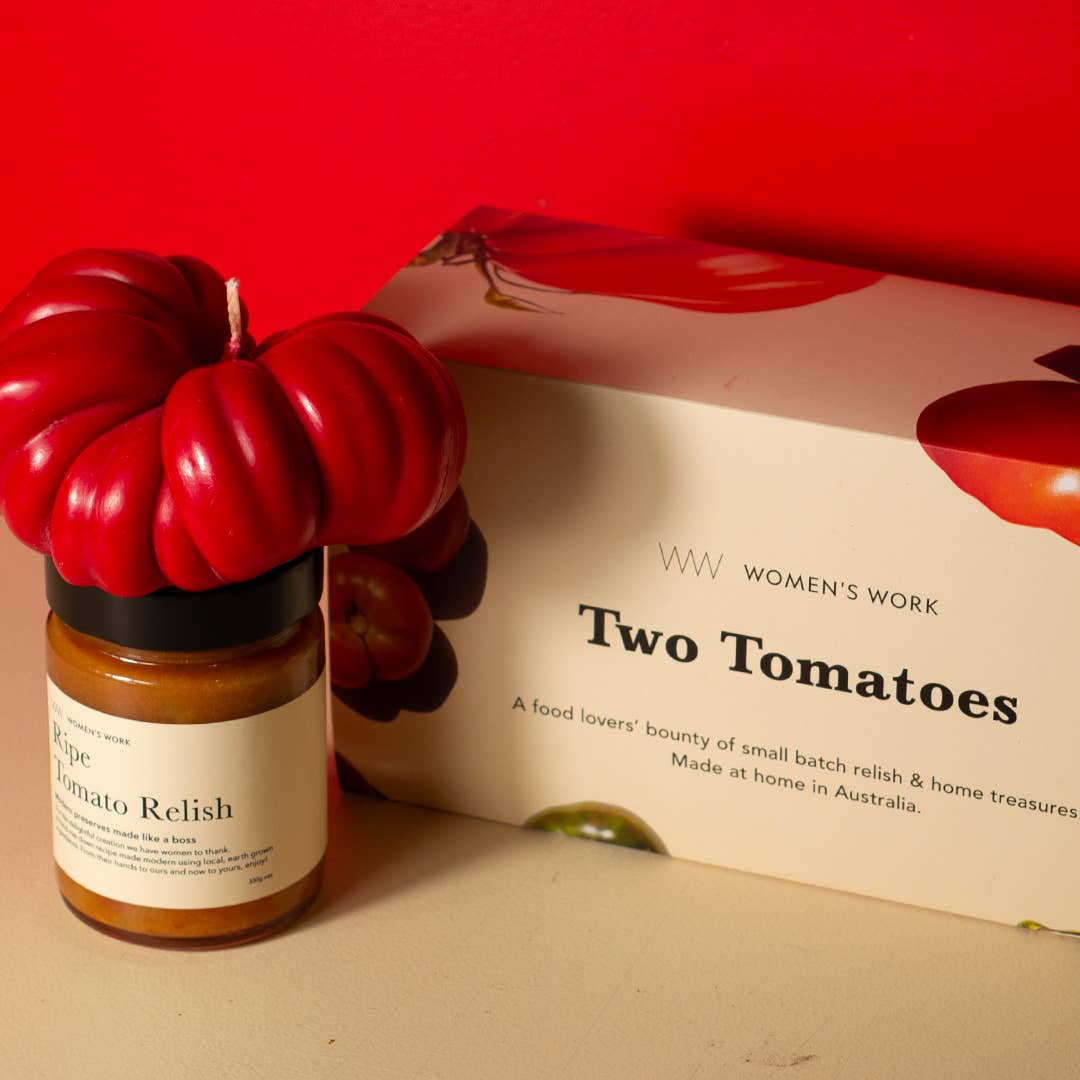 Grande Relish & Candle Gift Box: Tomatoes