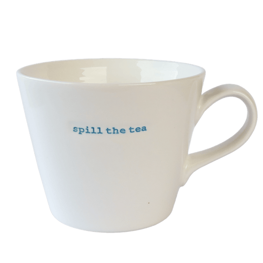 D & A Home Australia Pty Ltd Spill the Tea  Porcelain Mug - Keith Brymer Jones KBJ-0850