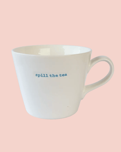 D & A Home Australia Pty Ltd Spill the Tea  Porcelain Mug - Keith Brymer Jones KBJ-0850