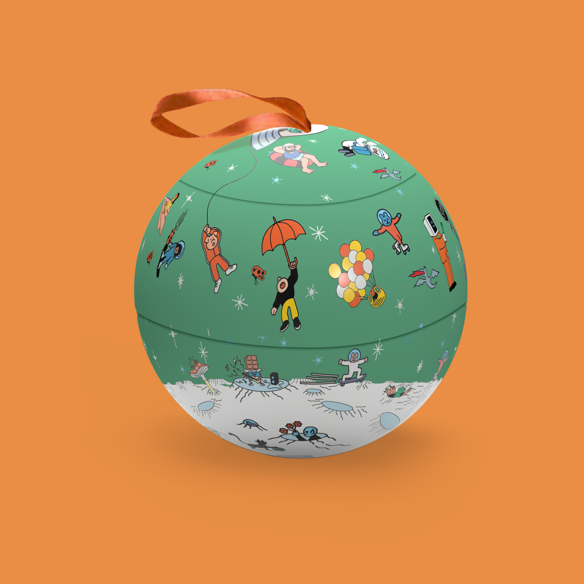 OTHERLY Oatm*lk Salted Caramel Truffles Bauble Tin