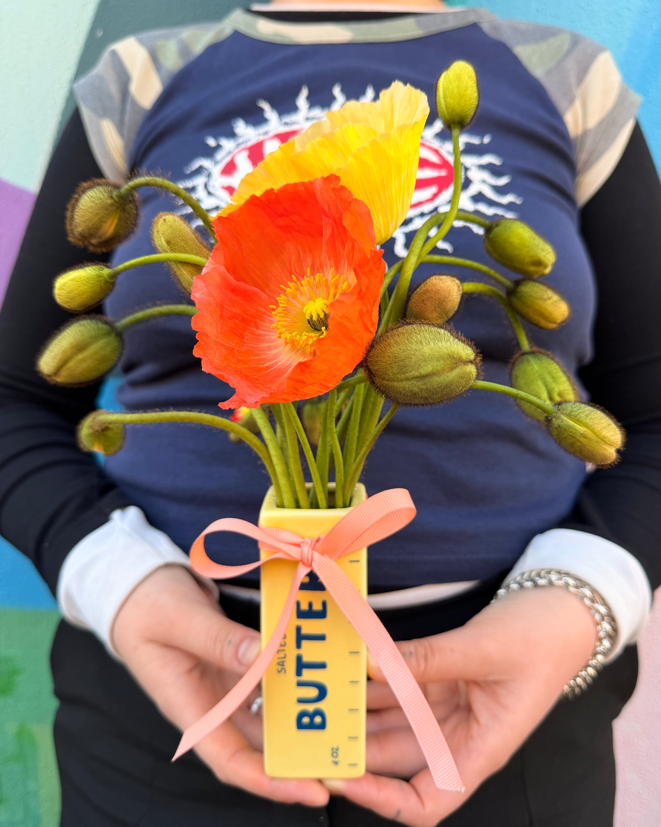 East End Flower Market Apiary Poppy Vase