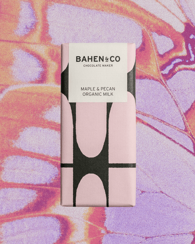 East End Flower Market Bahen & Co Maple & Pecan Organic Milk Chocolate