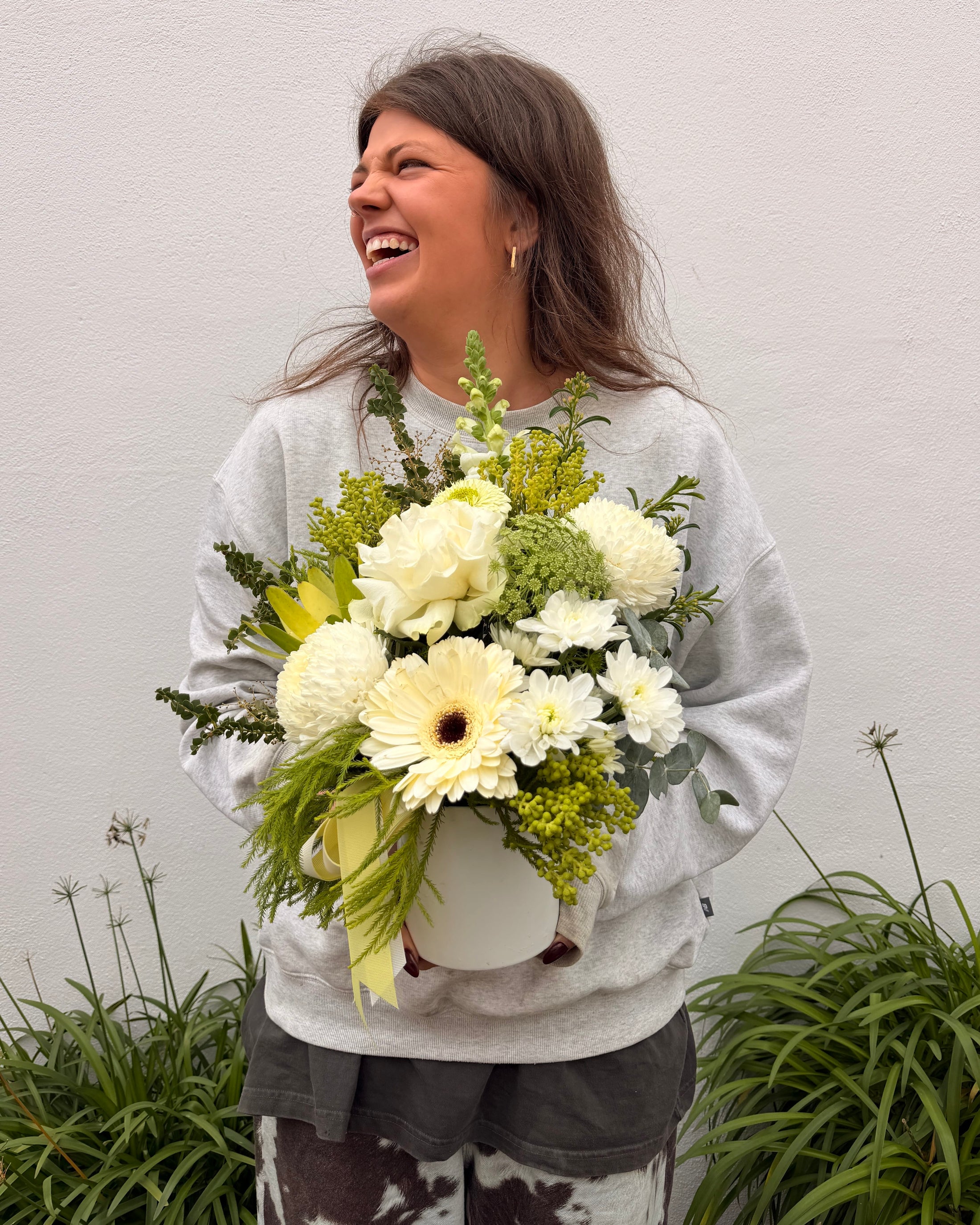 East End Flower Market Blanc de Blanc arrangement