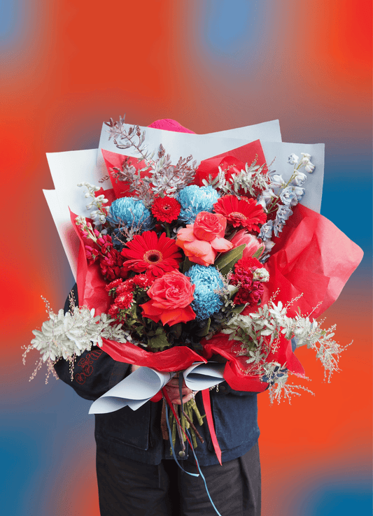 East End Flower Market Blue Moon Bijou Bouquet