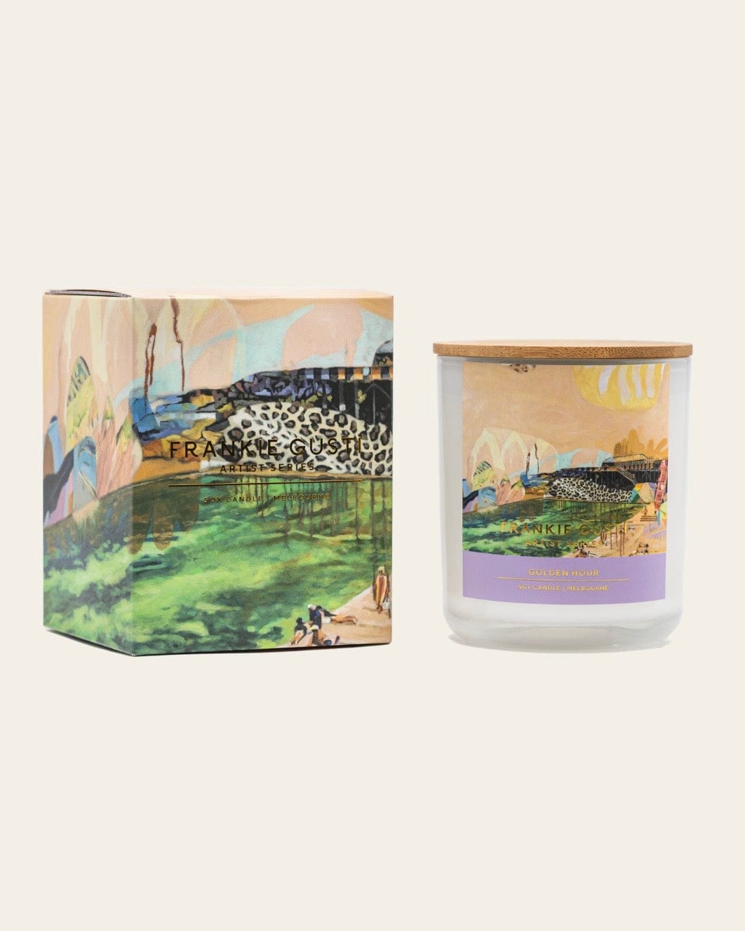 East End Flower Market Candle Frankie Gusti Artist Series Golden Hour