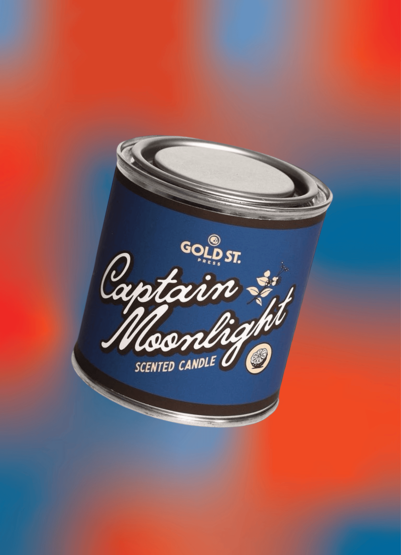 East End Flower Market Captain Moonlight Candle Gold St. Press Candles