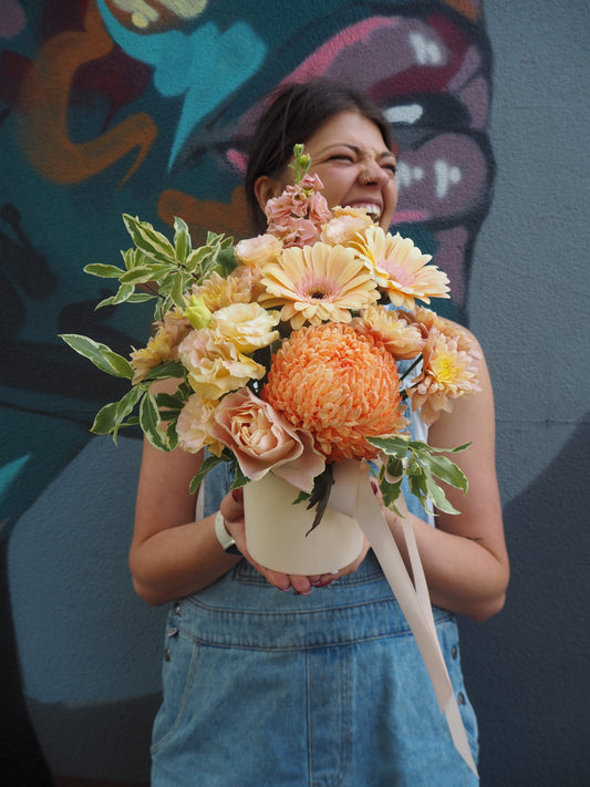 East End Flower Market Champagne Supernova Arrangement