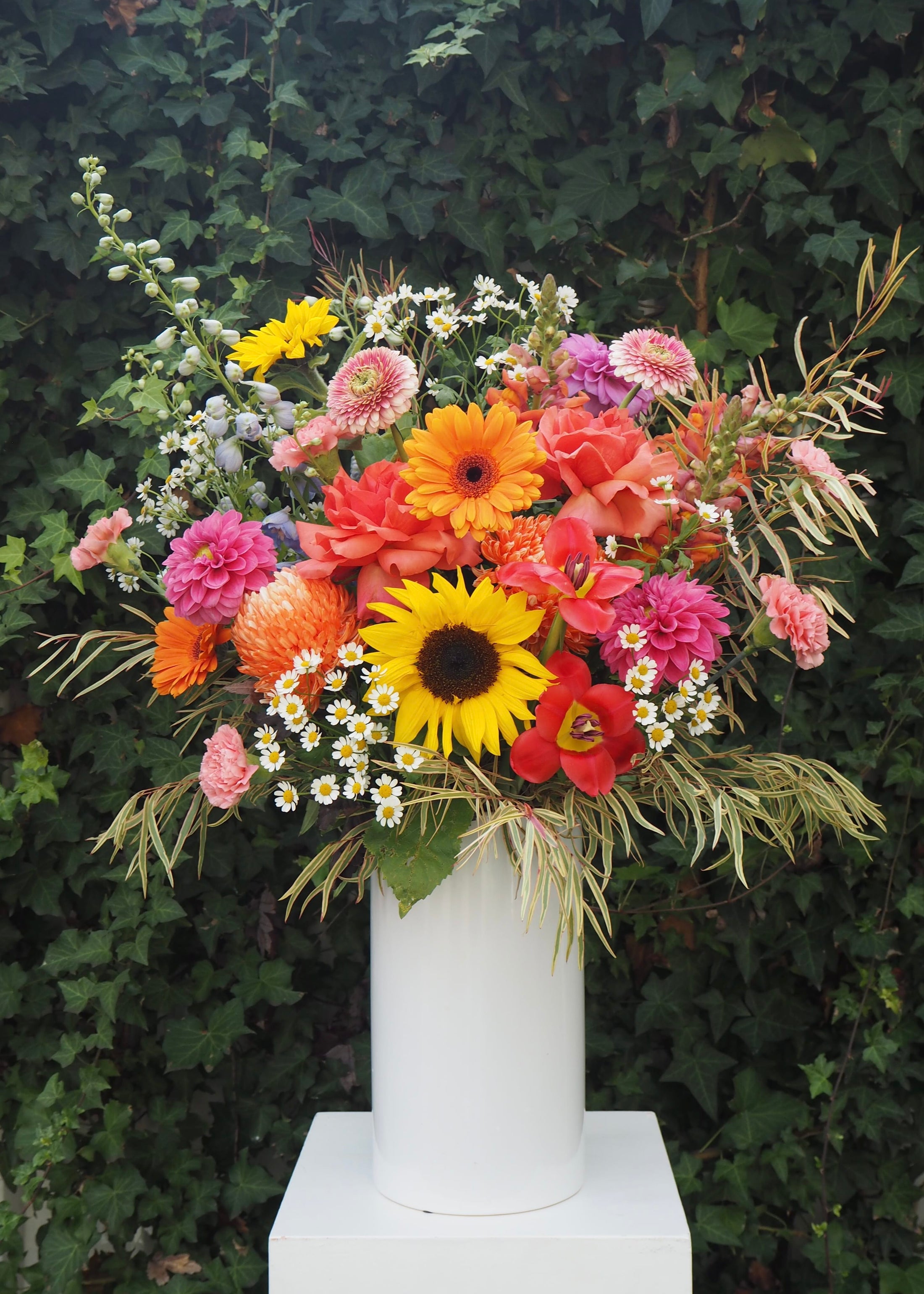 East End Flower Market Colour Pop Feature Arrangement