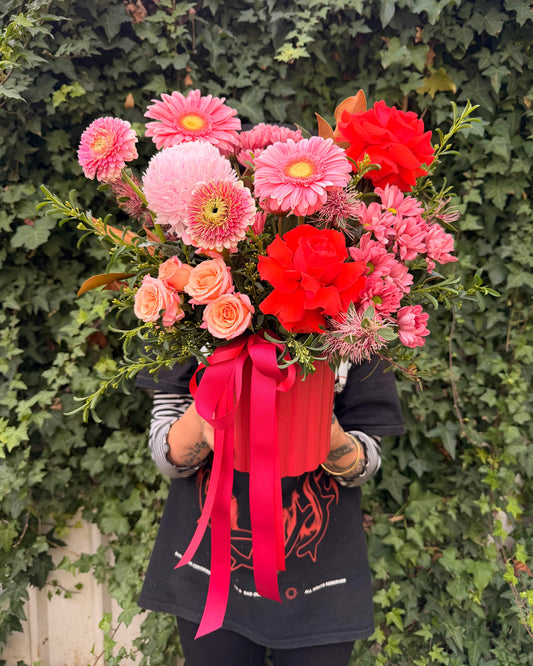 East End Flower Market Cupids Bow Arrangement