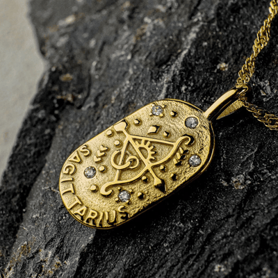 East End Flower Market Sagittarius Faya and Co Zodiac Necklaces Decor