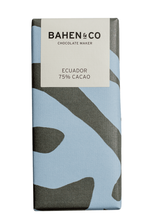 East End Flower Market Ecuador 75% Cacao Bahen & Co Chocolate Block
